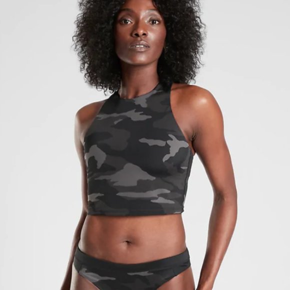 Athleta Other - Athleta A-C Freestyle Camo Crop Bikini Top NWOT